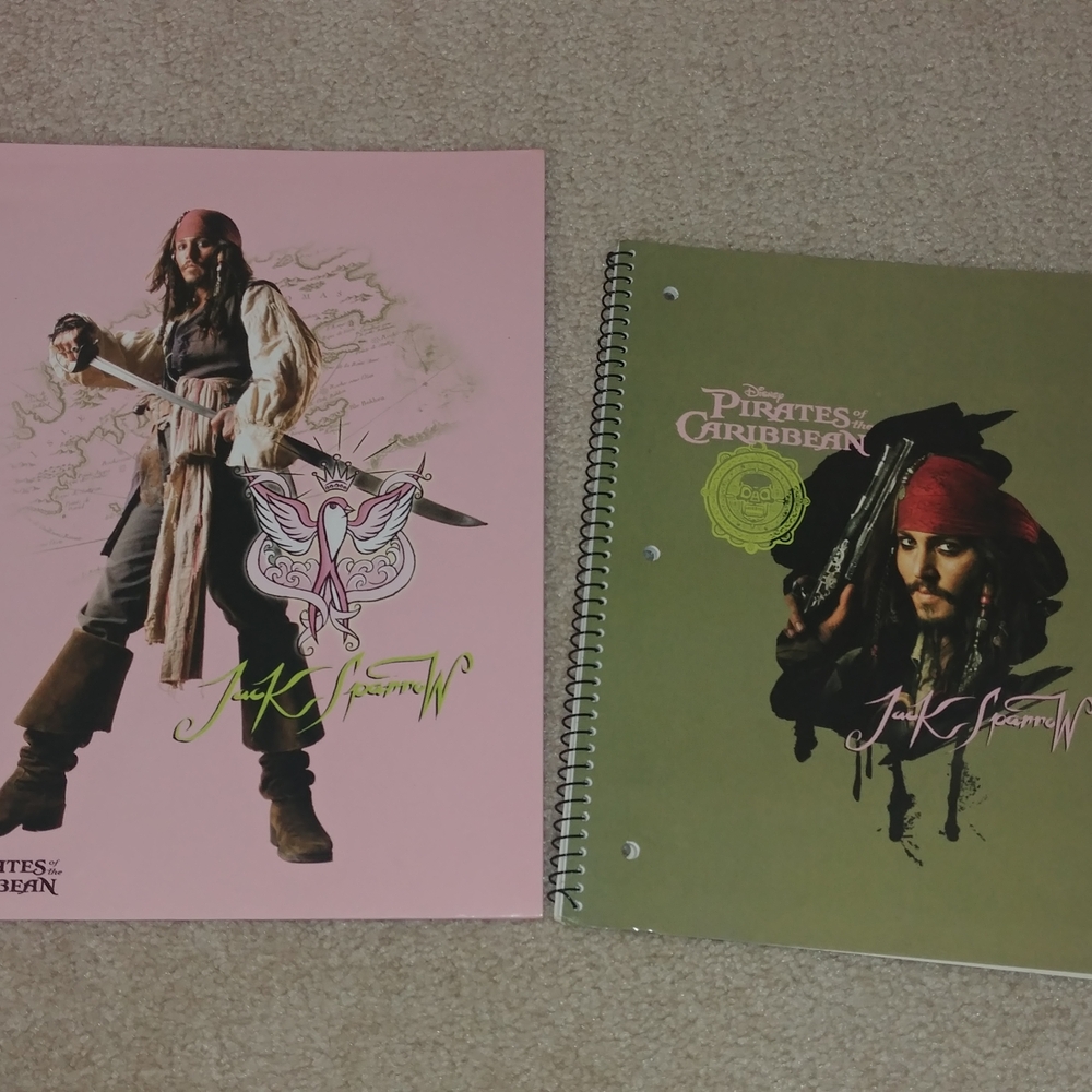 Pirates of the Caribbean Notebooks